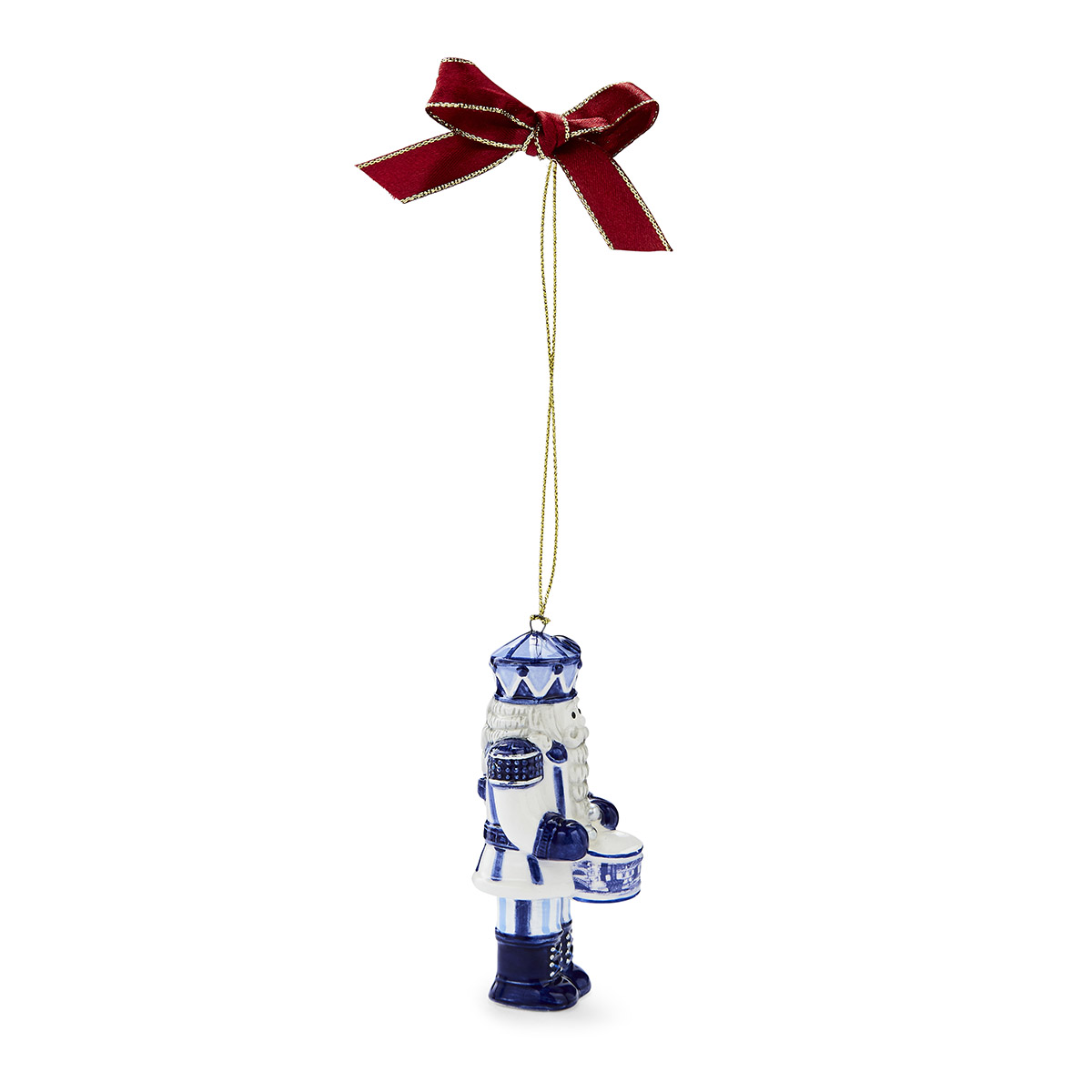 Blue Italian Nutcracker Ornament image number null